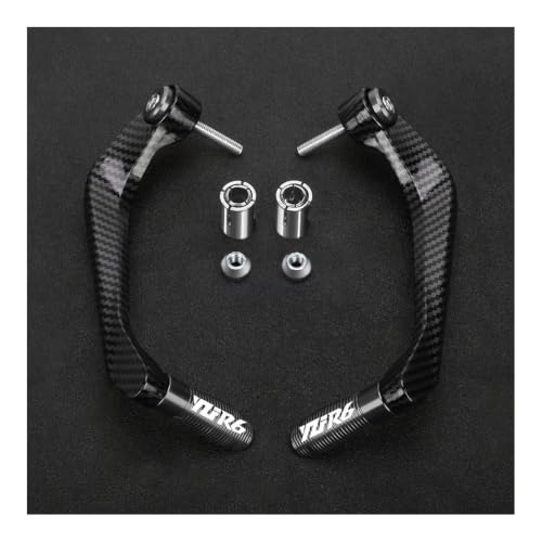 Leviers de frein moto pour Yamaha YZF R6 de 1999 à 2024 avec protection guidon