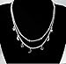 Produktbild CKAWM Halskette Böhmischer Schmuck Vintage Gold Star Moon Quaste Halskette Und Anhänger Doppelkette Halskette Halskette
