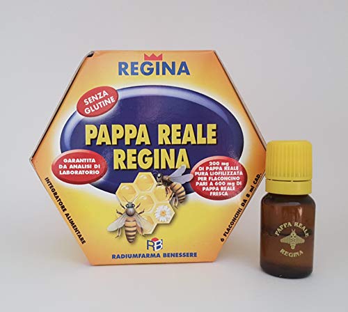 Pappa Reale Regina - Integratore alimentare di pappa reale pura liofilizzata - 6 flac. - 51 g