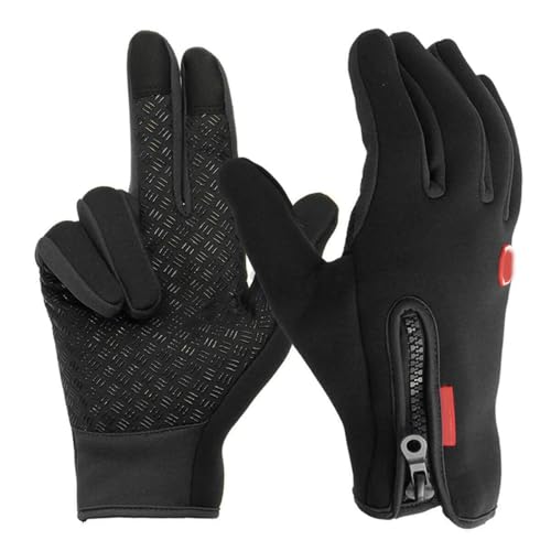Hogvinnatil Guantes calefactables con dedos | Guantes deportivos exteriores impermeables al agua, pantalla táctil, ergonómicos para trabajo, trineo, ciclismo, deporte, snowboard, senderismo, esquí