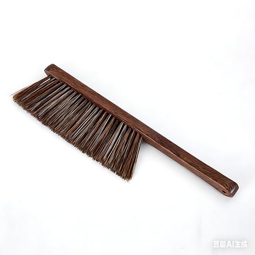 Wooden Hand Broom Brush Whisk Soft Bristle Cleaning Brush for