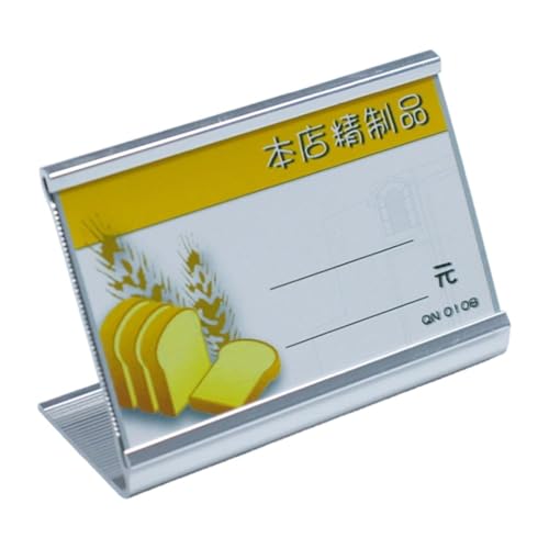 Présentoirs aluminium pour cartes de visite menu support photo table - 8