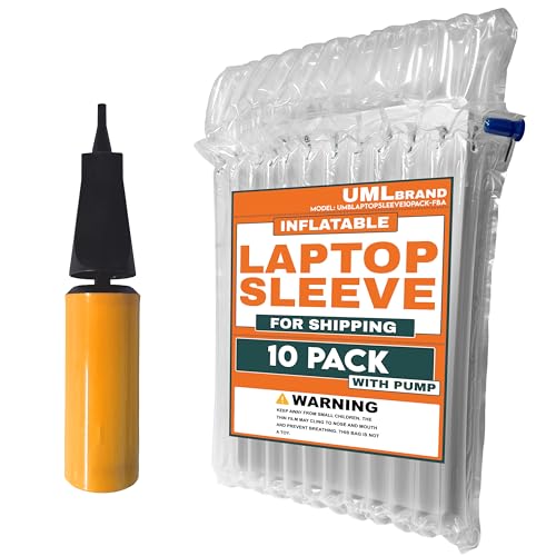 UML Brand Inflatable Laptop Protective Bags with Hand Pump - Fits 14-16 Inch Notebooks - Lightweight...