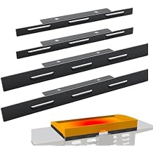 Grisun Wind Guards for Blackstone 28 inch Griddle, Powder Coated Steel Magnetic Wind Shields for Holding Heat, Grill Accessories for Blackstone, Compatiable with Side Shelf, Rear Grease Cup and Hood