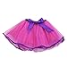 Produktbild MAYOGO Kinder Tüllrock 50er Kurz Tutu Ballet Tanzkleid Blumenmuster Unterkleid Cosplay Crinoline Petticoat für Rockabilly Kleid Karneval Party Rock