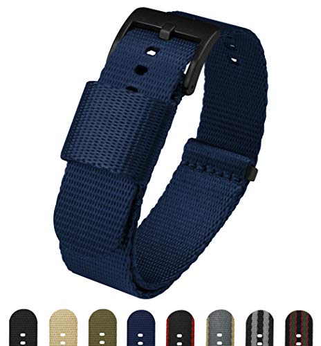 Image of BARTON Elite NATO Style Watch Strap - Seat Belt Nylon Watch Bands