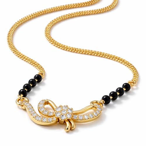 Image of 1 Gram Gold Plated Mangalsutra for Women Stylish Gift for Wife Daily Wear