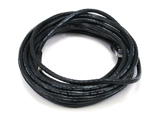 Monoprice Cable de Red Ethernet UTP Cat6 25 ft Negro miniatura 4