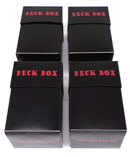 docsmagic.de 4 x Mini Euro/US Board Game Card Deck Box