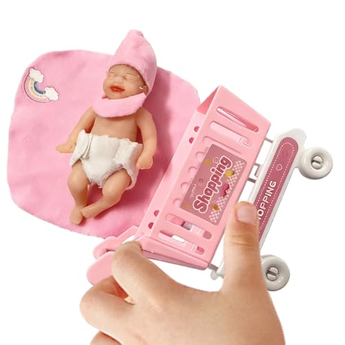 Docka Nyckelring,Silicone Mini Nyckelring Med Baby Docka Figur,Gullig Nyckelband Med Hängsmycke - För Kvinnor Flickor Pojkar Och Barn Från 3 År Och Uppåt Födelsedagskalas Handväskor Ryggsäckar