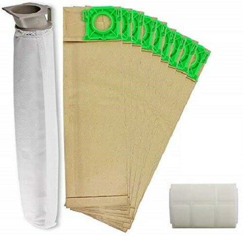 Service Pack For Sebo Vacuum Cleaners X Series, x1, x2, x3, x4, x5, 370, 470 - Pack Of 10 Bags & 2 Filters, 5094ER 5093ER