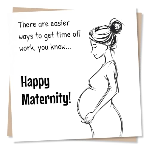 Funny Maternity Leave Card For New Mum To Be -