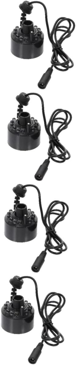 4pcs Light Mist Sprayer Rockery Fog Maker for Aquariums and for Indoor Fountains Halloween Decor and Office Use Creates Stunning