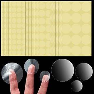 1030 Pieces Clear Round Stickers Circle Seal Labels 25 mm 35 mm 50 mm Retail Package Seals Transparent Self Adhesive Wedding Birthday Party Gift Packaging and Package Box Seal