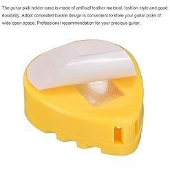 sourcing map Guitare Médiator Support Plastique Forme Cœur Jaune pour Guitare, Basse, Ukulélé avec Adhésif Retour et… - Les Beatles, Paul McCartney, John Lennon, RIngo Starr, George Harrison sourcing map Guitare Médiator Support Plastique Forme Cœur Jaune pour Guitare, Basse, Ukulélé avec Adhésif Retour et… – Image 4