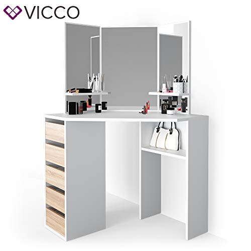 Vicco Arielle Hoekkaptafel, kaptafel, commode - Image 8