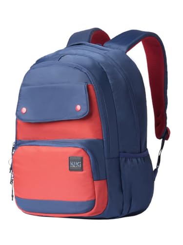 Image of Wildcraft Wiki 28 Backpack For Boys & Girls | 18 Inch- 28 Ltr and Two Compartments with Padded Shoulders, Bottle Holder, Key Chain | Best for Books,Stationery,Lunch Box & Essentials