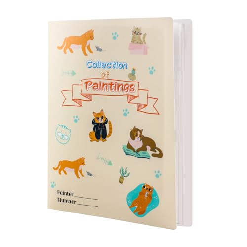 Classeur portfolio pour dessins de peinture enfants idéal au salon ou à l'école