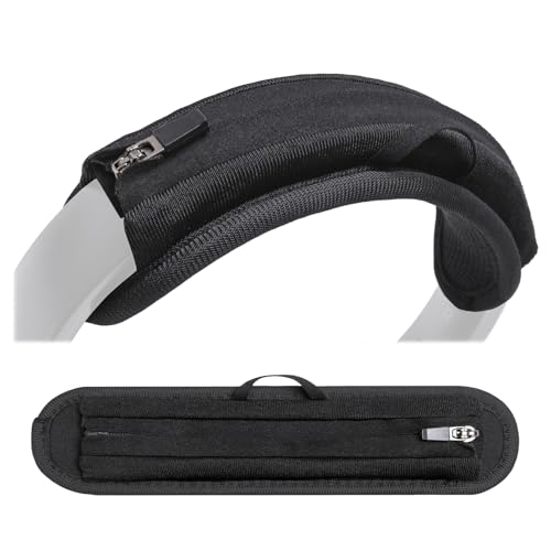 Voarmaks ���O�[���w�b�h�o���h�N�b�V�����J�o�[ Beyerdynamic Lagoon ANC�w�b�h�t�H���Ή� ����6mm�̃\�t�g�N�b�V���� ���͊ɘa ������̂Ȃ��W�b�p�[�X���C�_�[ �݂艺�����[�v�t��