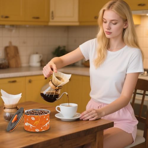 Contenedor hermético de acero inoxidable para café 900ml miniatura 6