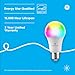 GE CYNC A21 Smart LED Light Bulbs, Color Changing Room Decor, Bluetooth and WiFi Light Bulbs, 100W Equivalent, Work with Amazon Alexa and Google Home (2 Pack)