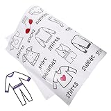 TOYANDONA Wardrobe Clothing Label Decal Floral Stickers for Drawer Organization 1 Sheet Removable Clothing Classification Sticker Set