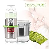 BAROCOOK Travel Mug Thermal Small Portable Bottle Warmer Heat Pack Set for Young Ages