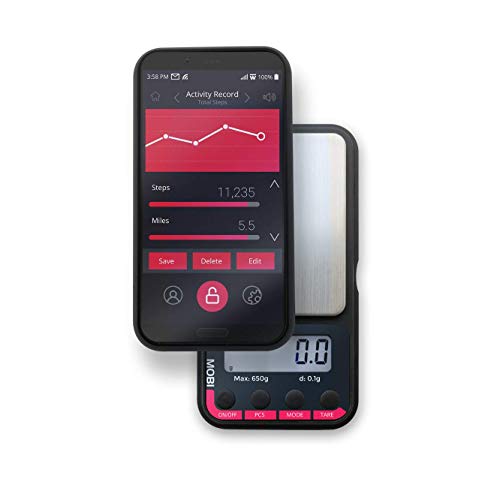 Truweigh - MOBI Digital Mini Scale 650g x 0.1g (Black) and Long Lasting