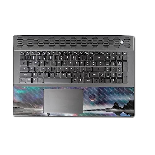Image of MightySkins Carbon Fiber Skin Compatible With Alienware M18 R1 (2023) Full Wrap Kit - Space Horizon | Protective, Durable Textured Carbon Fiber Finish | Easy To Apply & Change Styles | Made in the USA
