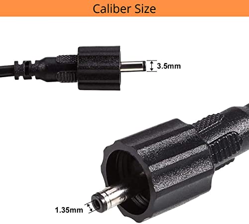 ECOWHO 2PCS Power Extension Cables, Waterproof LED Landscape Lighting Low Voltage Spotlights Garden Lights for Patio Yard Driveway Pathway (2 Pack Garden Lights Extension Cable,2M(6.5ft)/Pack)