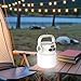 Led Solar Camping Lantern, Rechargeable Emergency Light with 6 Brightness Levels, Dual Charging Via Solar & USB, Ideal for Outdoor & Home Use