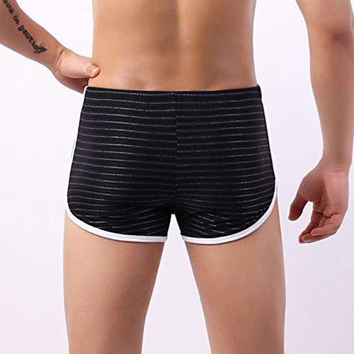 Boxershorts voor heren, katoenen onderbroek, basic boxerbroek, gestreept, ondergoed, broekje, gemiddelde taille, zacht… - Afbeelding 6