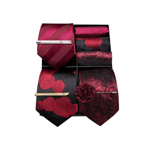 Cravate pour homme en lot de 3 Barry.Wang : évitez les plis sur vos cravates soyeuses
