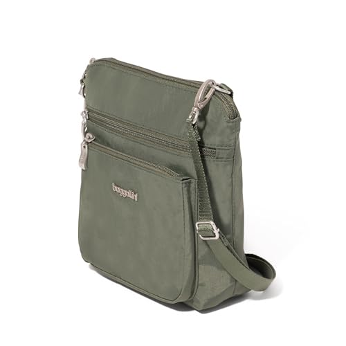 Image of Baggallini Modern Pocket Crossbody Bag for Women, 8.5 inchx8.5 inch Handbag Purse with RFID, Lightweight Water-Resistant