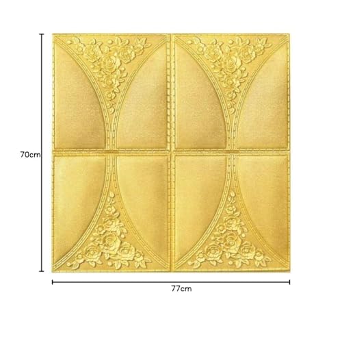 Image of Barebeauty 3D Wall Panel Wallpaper, Self Adhesive PE Foam Brick Sticker, Waterproof Wall Covering for Home Decor, 70 x 70 cm (Pack of 3, 15.81 Sq. Ft. Approx)