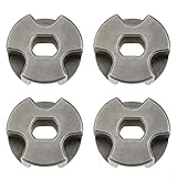 Glewi Kettensägen-Ritzel aus Metall, 6 Zähne, 3/8 Teilung, für DUC256 DUC353 XCU03, 10 x 8 mm Mittelloch-Antriebsgetriebe, Elektro-Kettensägen-Zubehör (4 Stück)