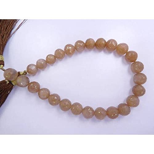 Pierre de lune chocolat perles 7-8 mm pour créer vos bracelets d'automne élégants