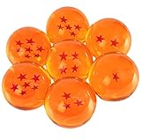 New DragonBall Z Stars Crystal Glass Ball 7pcs with Gift Box, LARGE 76MM in diameter
