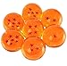 DragonBall New Z Stars Crystal Glass Ball 7pcs with Gift Box, Large 76MM in Diameter