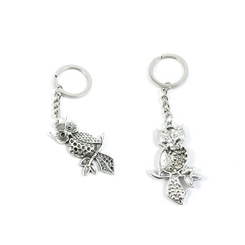 1 Pieces Keychain Keyring Door Car Key Chain Ring Tag Charms Supply R3CQ5X Owl