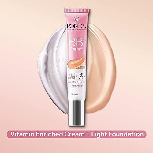 POND'S BB+ Cream, Instant Spot Coverage + Light Make-up Glow, Natural 18g - Image 4