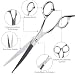 Hengxinchen 9 Stk Friseurschere Set, 6,7 Zoll Haarschneideschere Profi Set, 2-in-1 Haarschere Friseurschere, Schere Haare Schneiden Set für Männer Frauen Kinder Haustiere Hund Home Salon Barbier