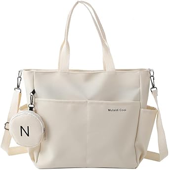 Bolsa Feminina Grande Transversal, de Mão e Tipo Tote | Bolsa Casual Leve para Ombro ou Lateral | Ideal para Faculdade, Trabalho, Compras e Uso Diário