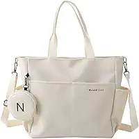 Bolsa Feminina Grande Transversal, de Mão e Tipo Tote | Bolsa Casual Leve para Ombro ou Lateral | Ideal para Faculdade, Trabalho, Compras e Uso Diário