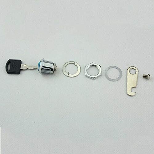Cam Lock SENRISE Drawer Lock Security Rotary Tongue Lock with 2 Keys for Mailbox Drawer Cupboard Cabinet (20mm, 1Pack) - Image 4