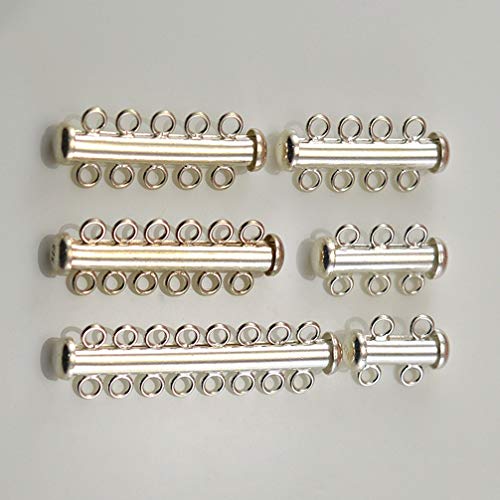 HEALLILY Fecho de Bloqueio Deslizante Multi Vertentes Fechos de Tubo de Deslizamento Conector Colar