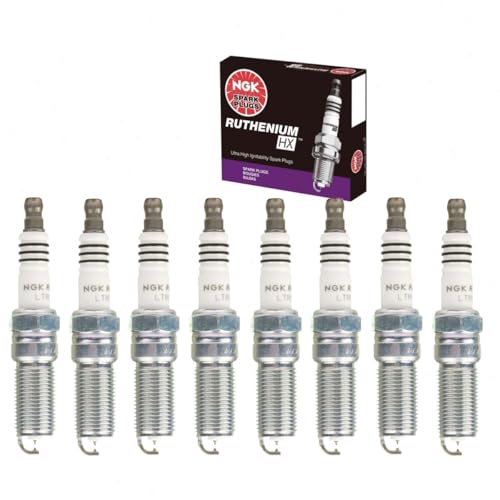 8 pc NGK Ruthenium HX Spark Plugs for Chevrolet Silverado 15