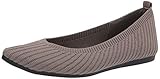 STEVEN by Steve Madden womens Reba Ballet Flat, Taupe, 6 US