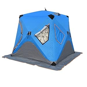 Grote ruimte ijsvissen tent, automatische draagbare verdikking winddichte luifel, outdoor winter warmte en sneeuw vissen schuur