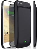 Battery Case for iPhone 6s Plus/6 Plus, Stoon 7200mAh Portable Charger Case Rechargeable Extended Battery Pack Protective Backup Charging Case Cover for Apple iPhone 6s Plus/6 Plus (5.5 Inch) (Black)